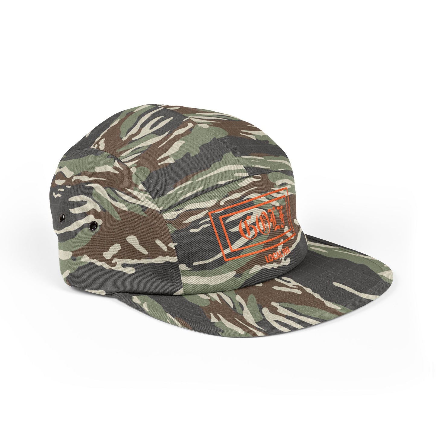 Limited Run - Embroidered 5 Panel Camo GOLF cap